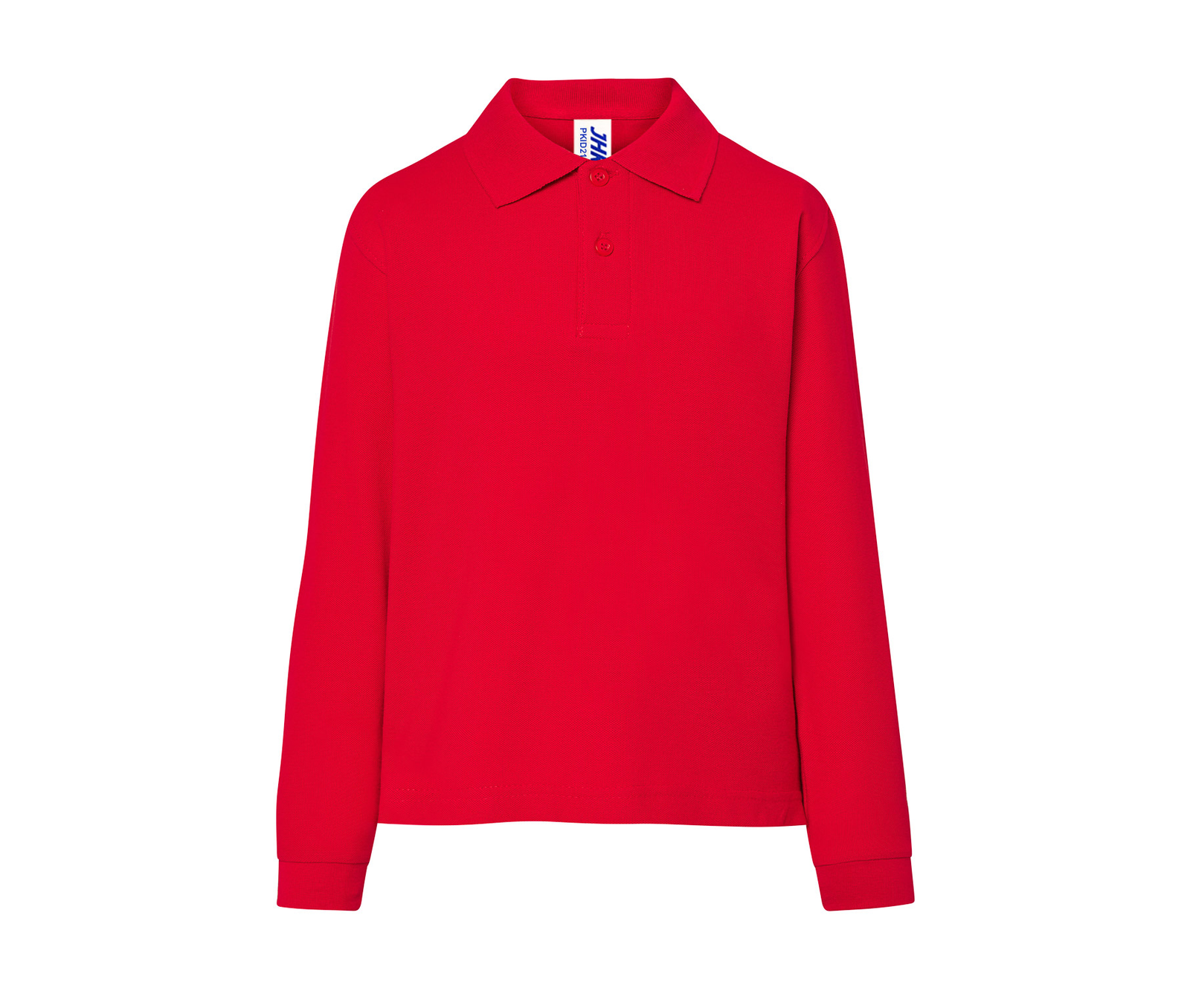 Polo piqué enfant manches longues