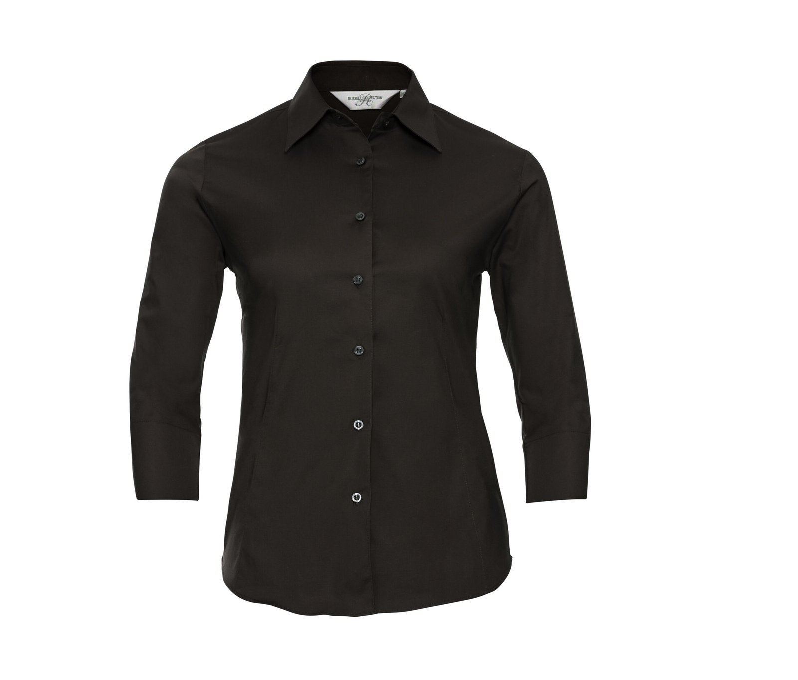 Chemise stretch manches 3/4 femme