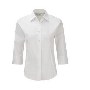 Chemise stretch manches 3/4 femme – chemise personnalisée