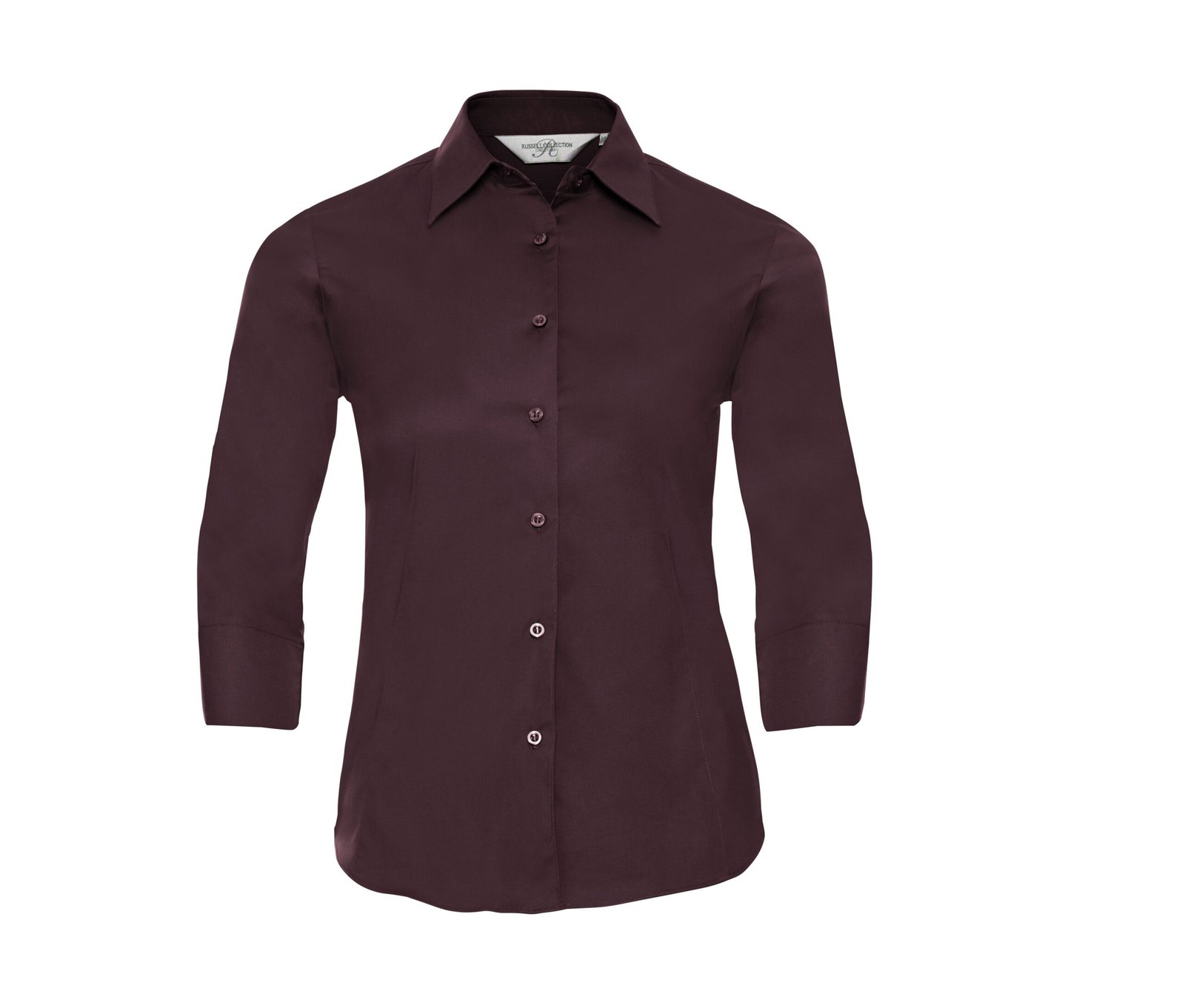 Chemise stretch manches 3/4 femme