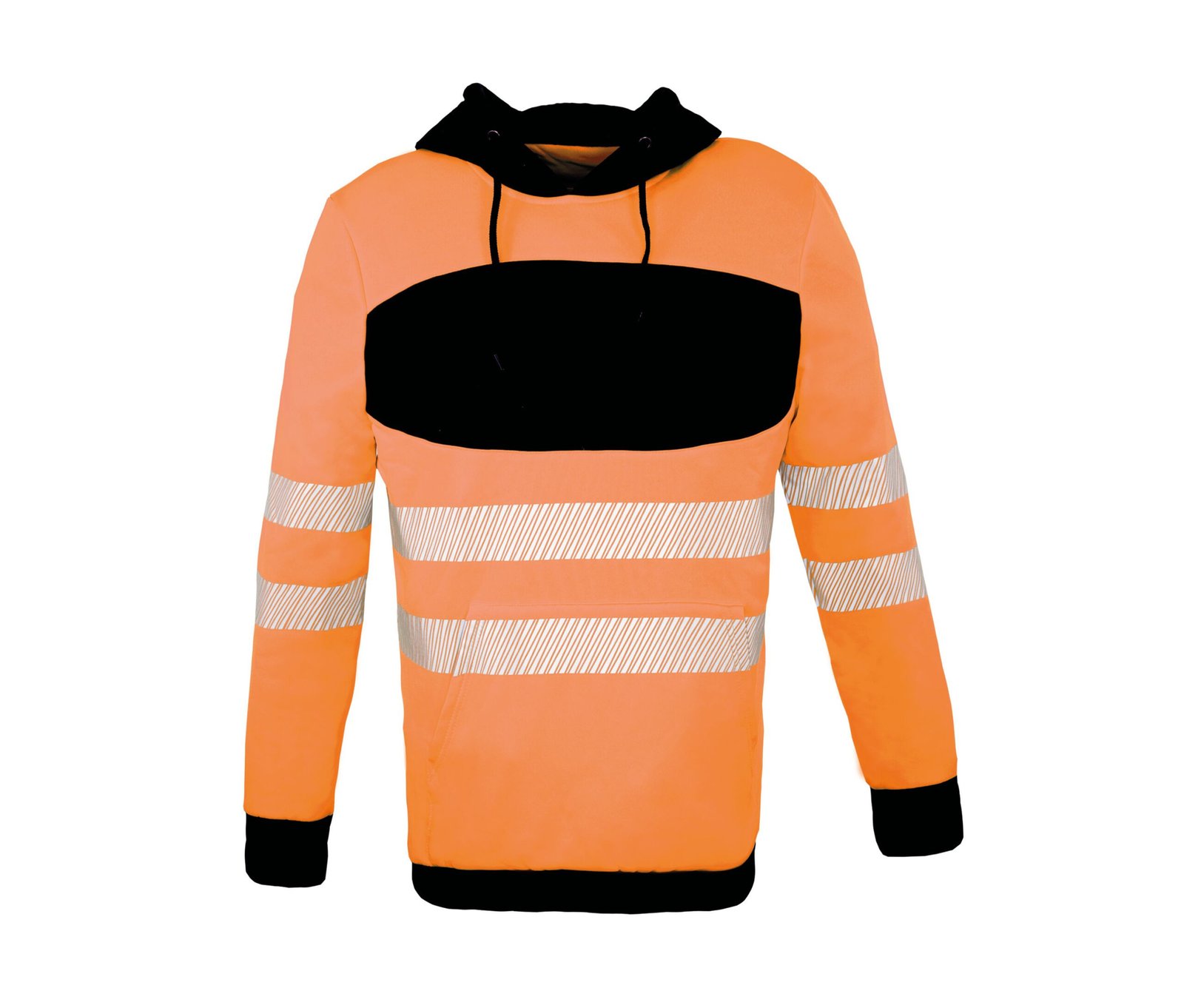 Sweat-shirt à capuche haute visibilité