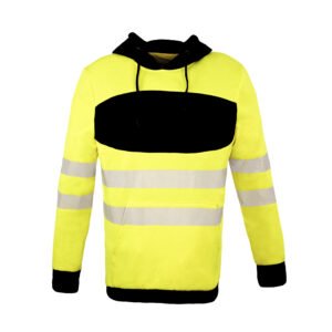 Sweat-shirt à capuche haute visibilité – vêtement haute visibilité personnalisé