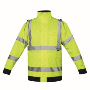 Veste de pluie haute visibilité – vêtement haute visibilité personnalisé