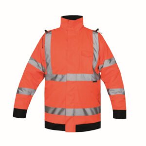 Veste de pluie haute visibilité