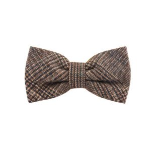 Noeud papillon stylé avec motif à carreaux (glencheck)