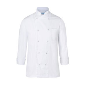 Veste de cuisinier unisexe – tenue professionnelle personnalisée