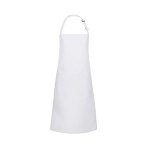Tablier à bavette avec boucle et poche