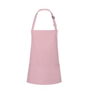 Tablier à bavette court avec boucle et poche