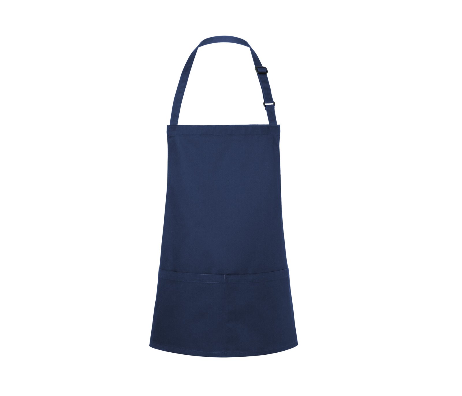 Tablier à bavette court avec boucle et poche