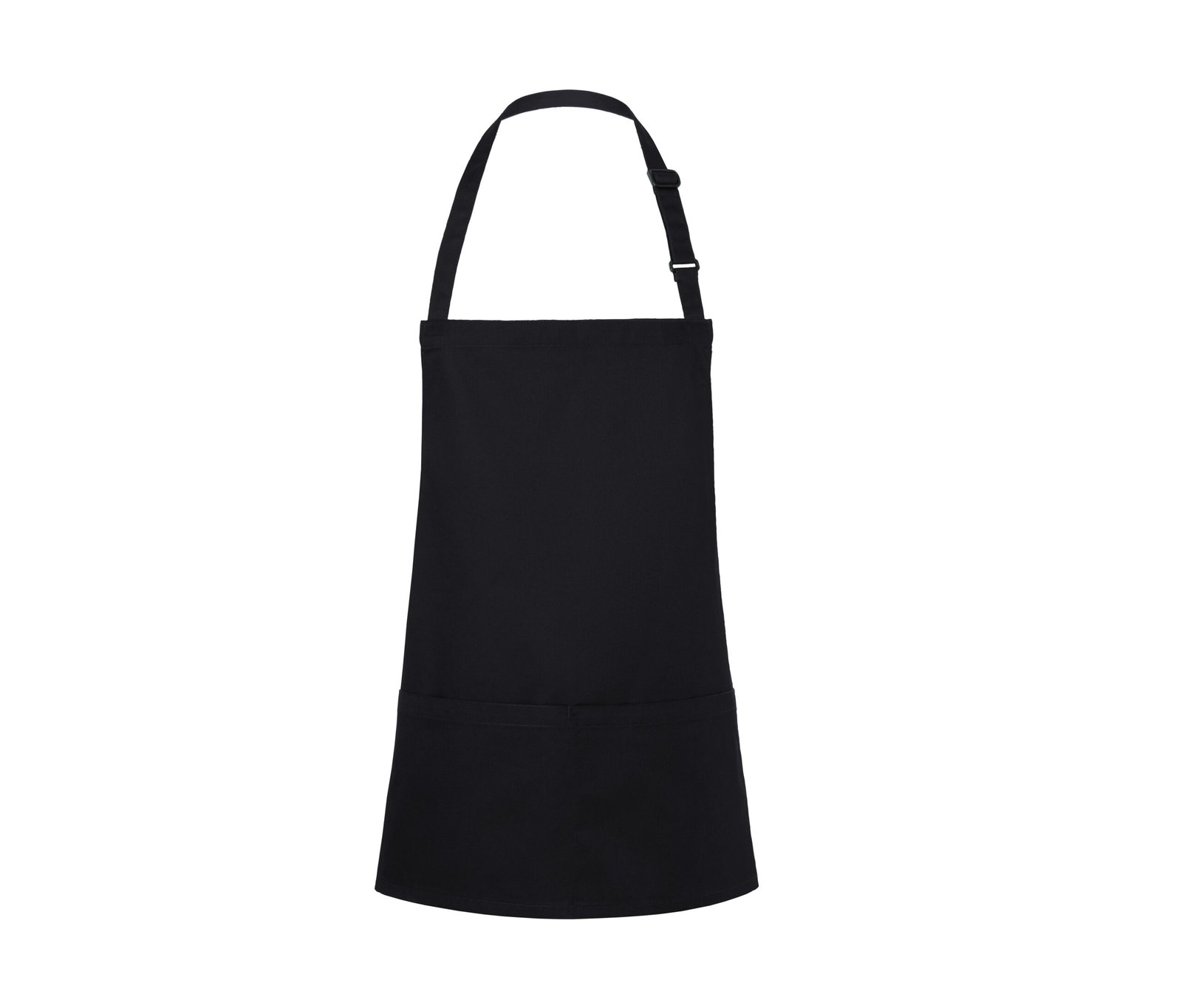 Tablier à bavette court avec boucle et poche