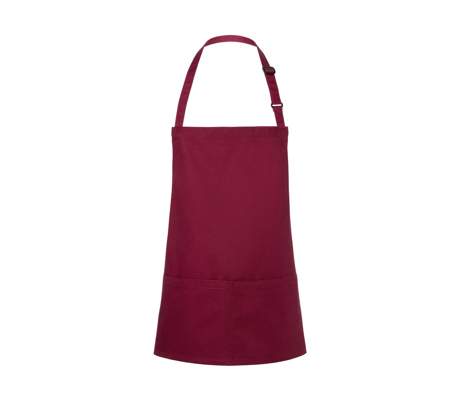 Tablier à bavette court avec boucle et poche