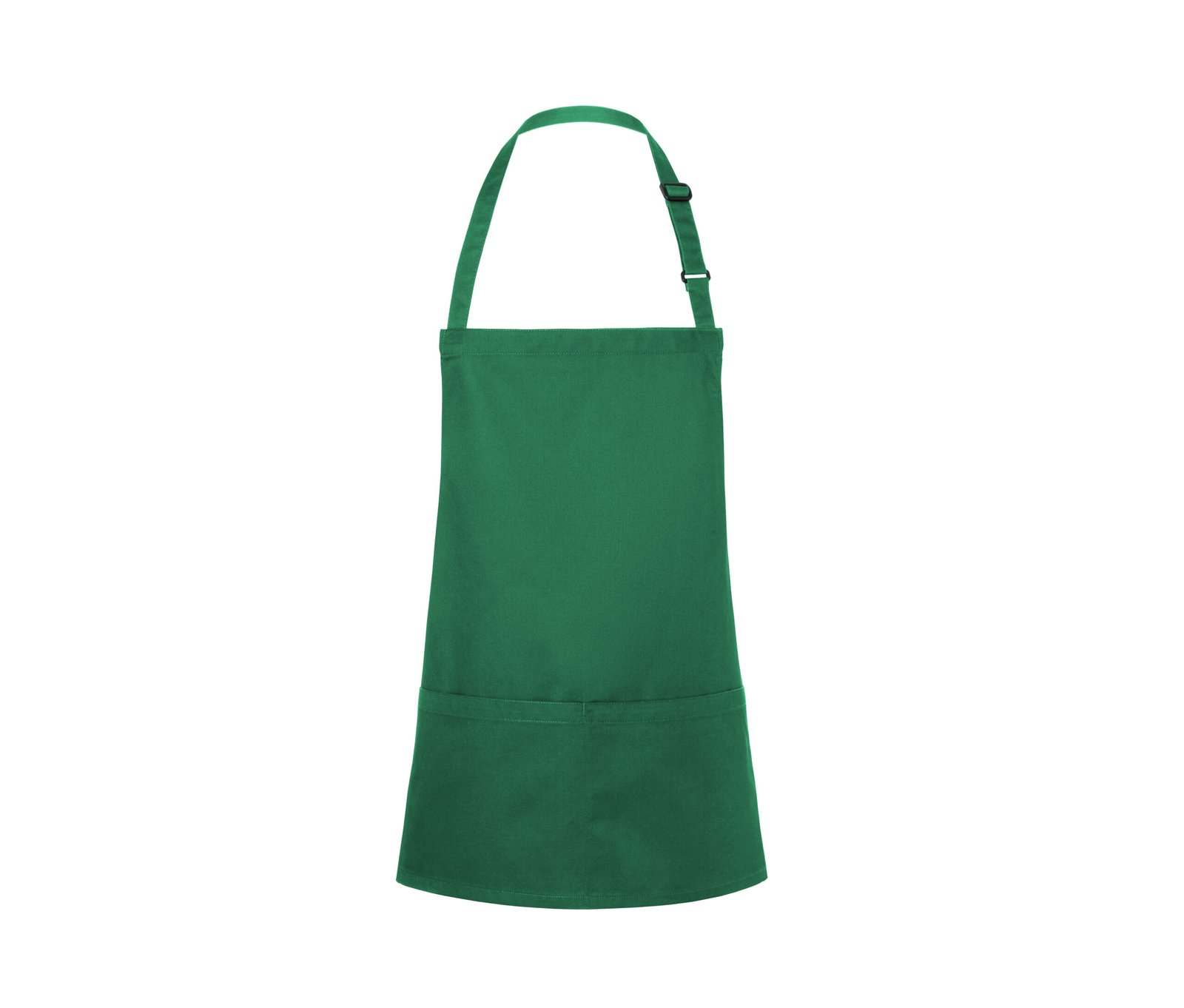 Tablier à bavette court avec boucle et poche