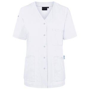 Tunique manches courtes femme – tenue professionnelle personnalisée