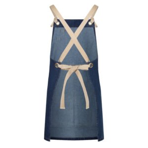 Tablier à bavette denim style urbain