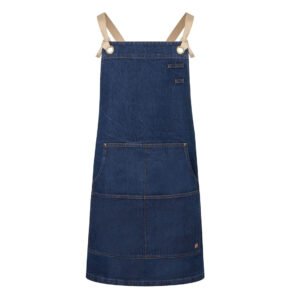 Tablier à bavette denim style urbain – tablier personnalisé