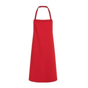 Tablier à bavette en polycoton