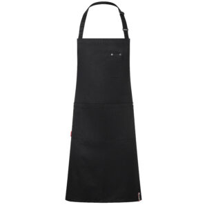 Tablier à bavette avec poches