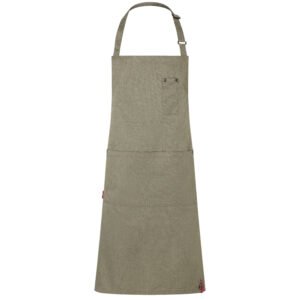 Tablier à bavette style jean