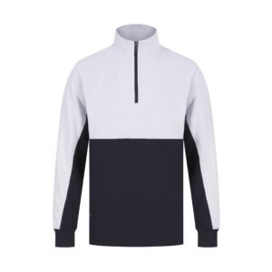 Sweat de sport col zippé – textile sportif personnalisé