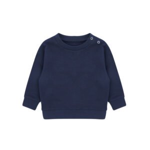 Sweatshirt en coton et polyester recyclés – vêtement enfant personnalisable