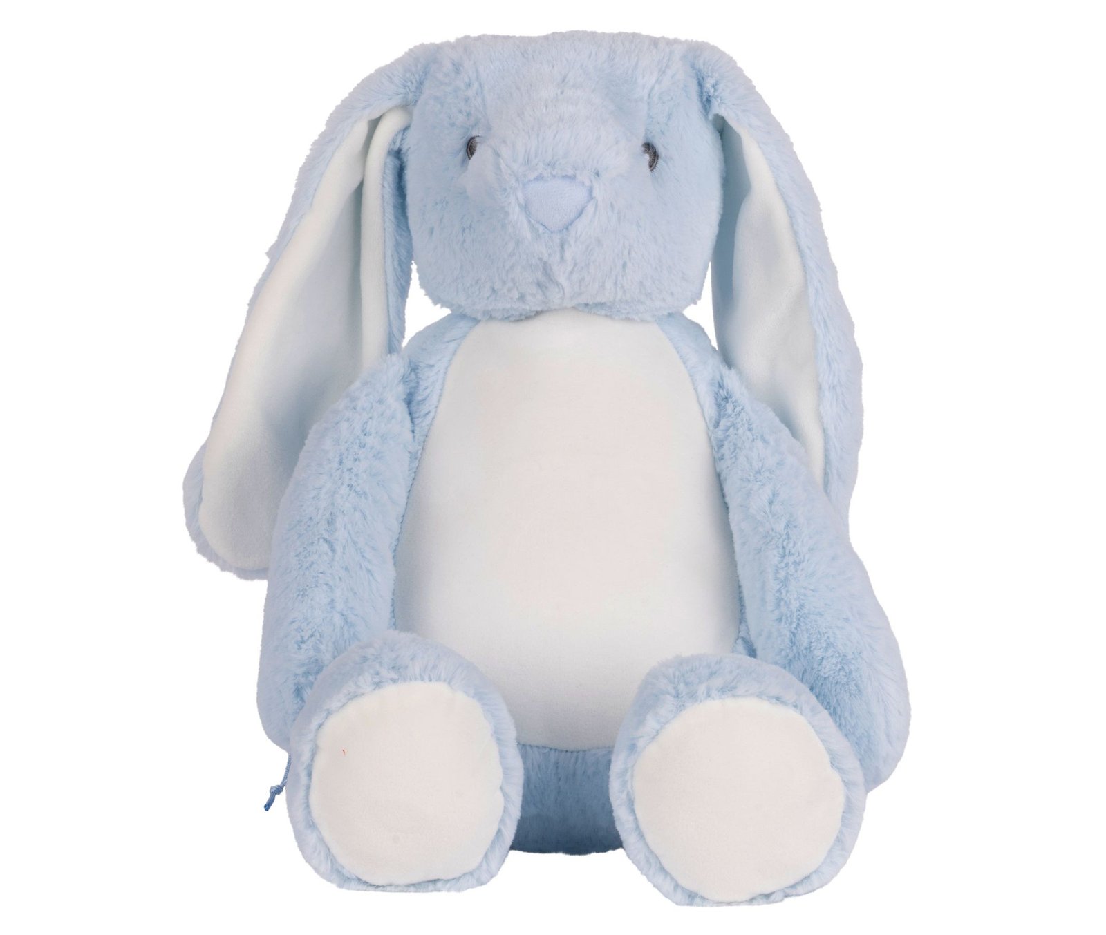 Peluche lapin avec ouverture zippée