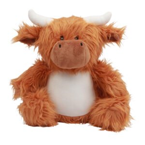 Peluche vache écossaise – vêtement enfant personnalisable