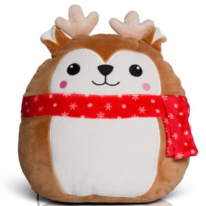 Peluche cerf de Noël – vêtement enfant personnalisable