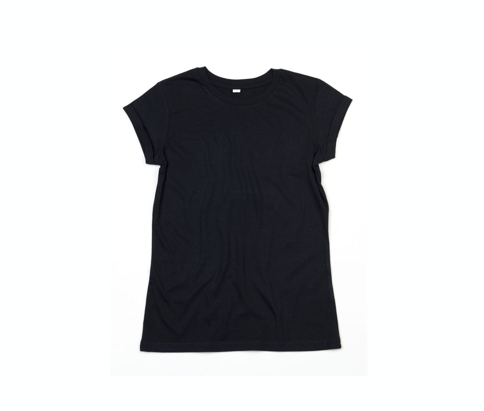 Tee-shirt femme manches roulées