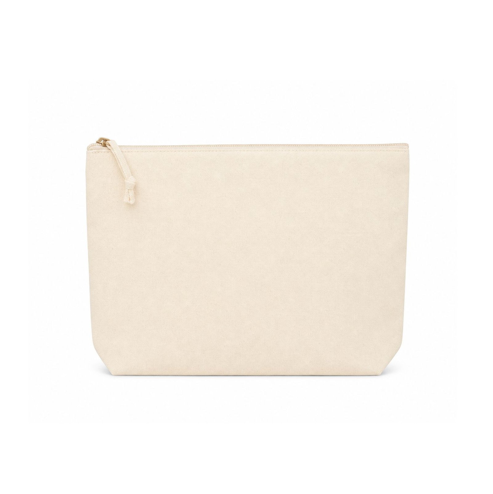 Pochette en coton avec soufflet