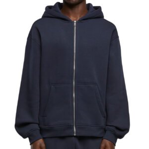 Sweat à capuche zippé ample