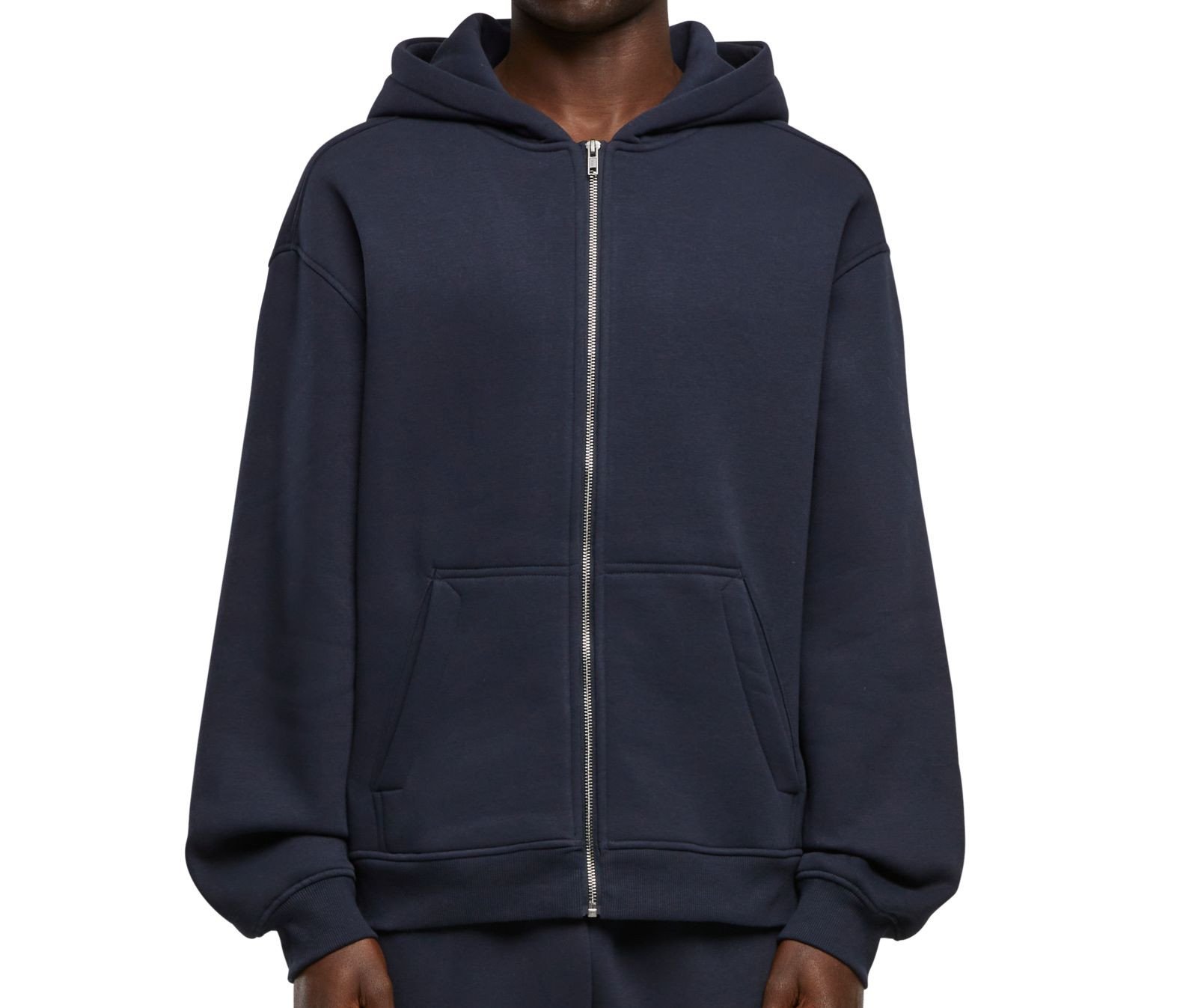 Sweat à capuche zippé ample