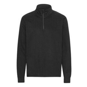 Sweat col zippé unisexe