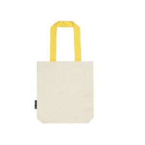 Sac shopping anses contrastées