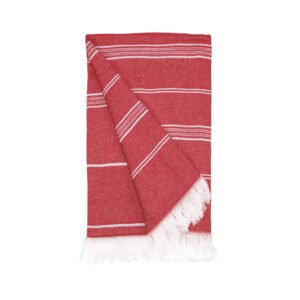 Fouta en coton et polyester recyclé – linge éponge personnalisable