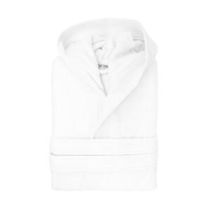 Peignoir à capuche en velours – linge éponge personnalisable