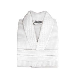 Peignoir en nid d'abeille – linge éponge personnalisable