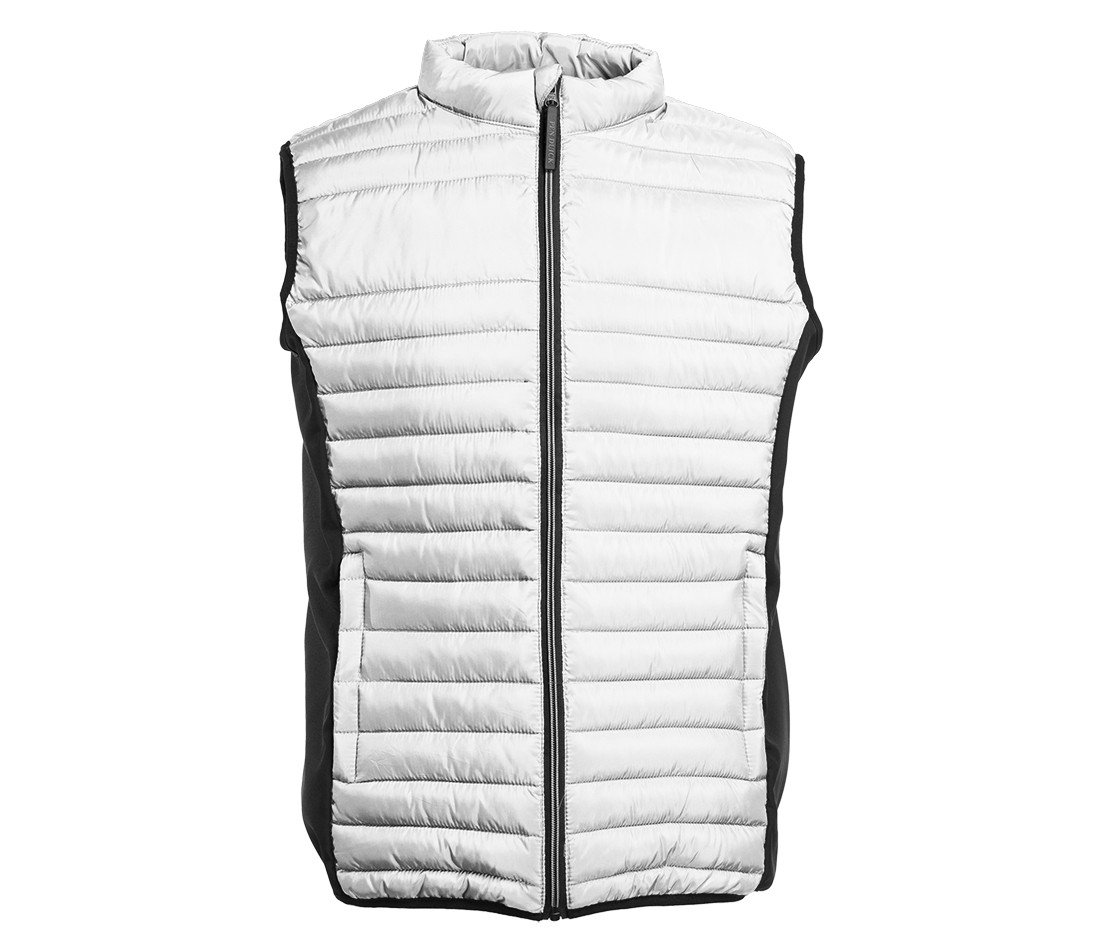 Bodywarmer bi-matière homme – bodywarmer personnalisé