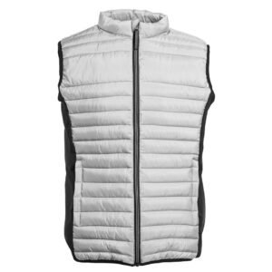 Bodywarmer bi-matière homme