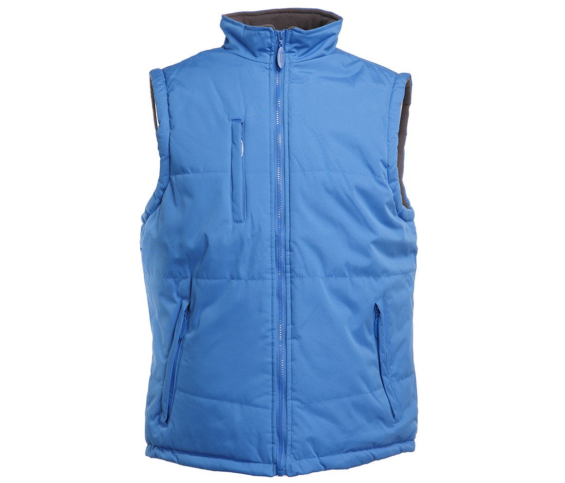 Bodywarmer matelassé et polaire