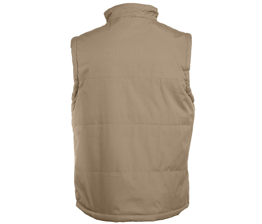 Bodywarmer matelassé et polaire