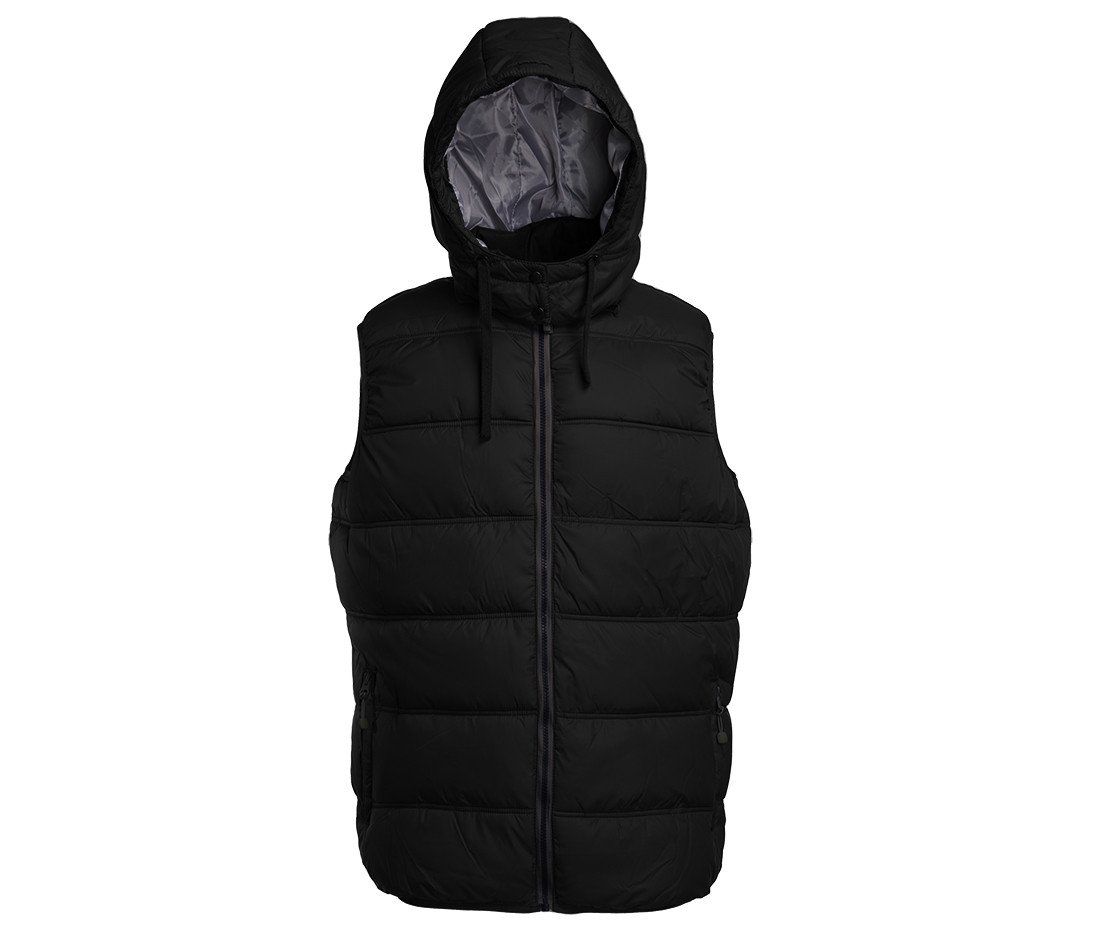 Bodywarmer doudoune homme avec capuche – bodywarmer personnalisé