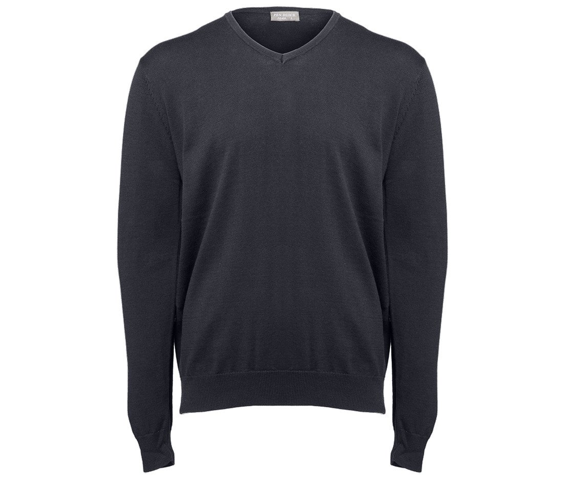 Pull col V homme