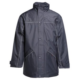 Parka avec passepoil réfléchissant