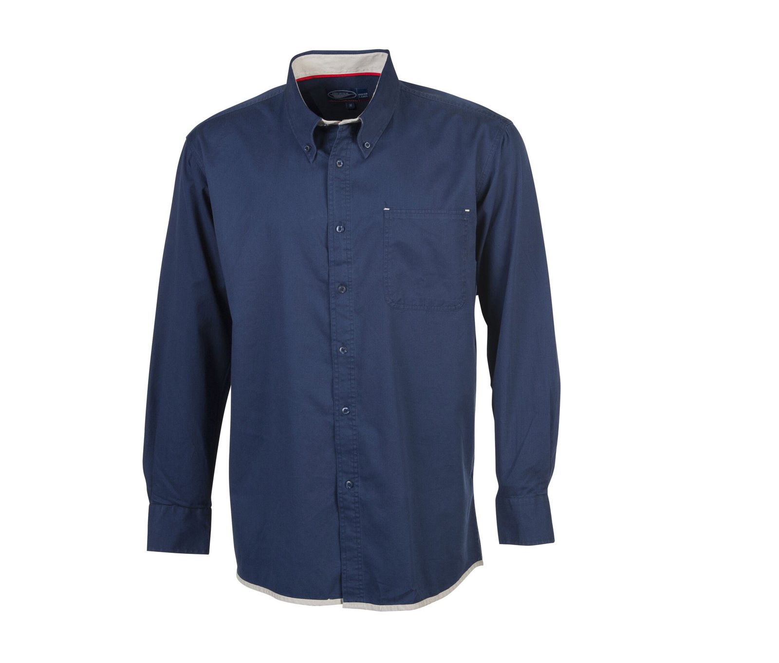 Chemise manches longues 100% coton