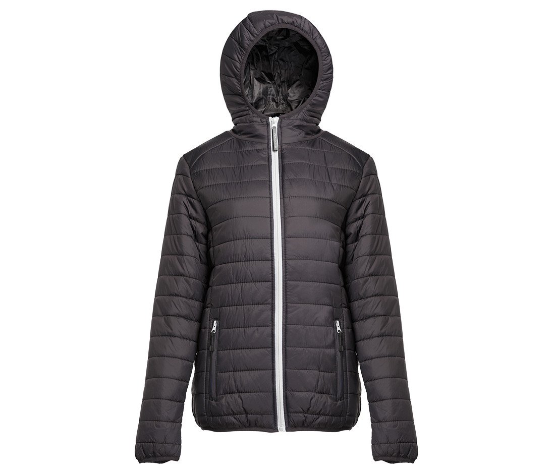 Doudoune légère à capuche femme – veste personnalisée