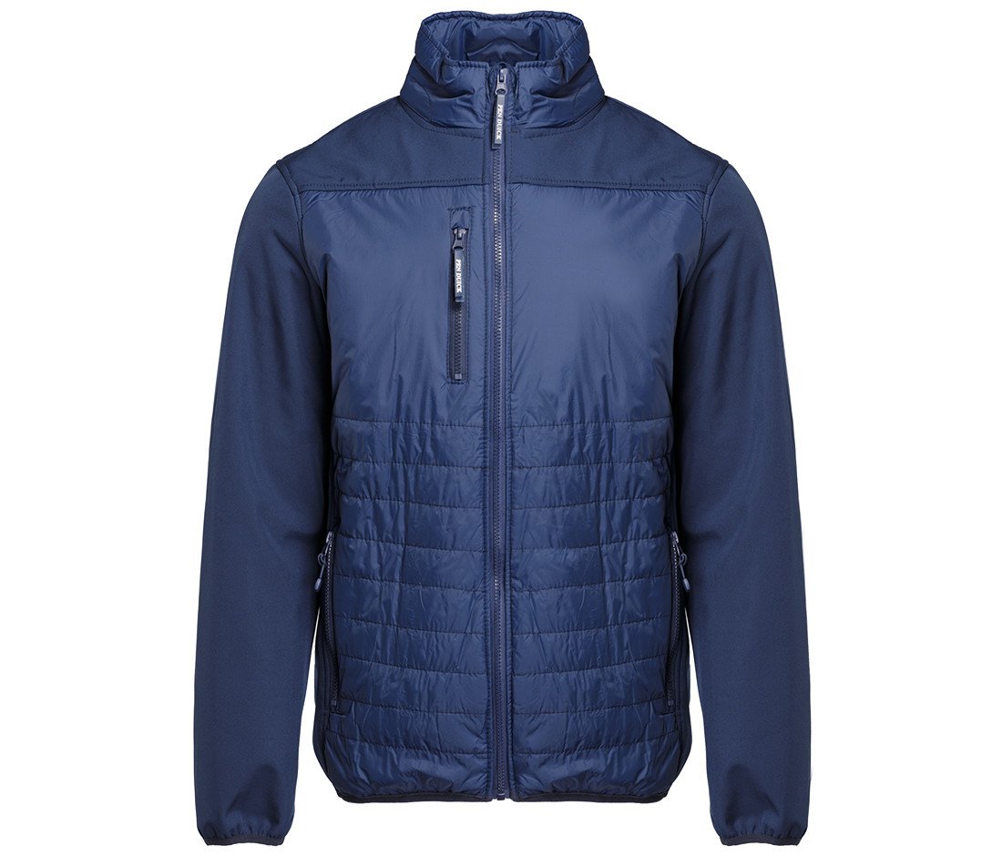 Blouson bi-matière doublé polaire