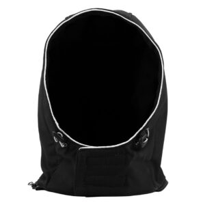 Capuche en Softshell avec biais contrasté
