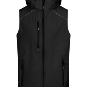 Bodywarmer en Softshell avec capuche