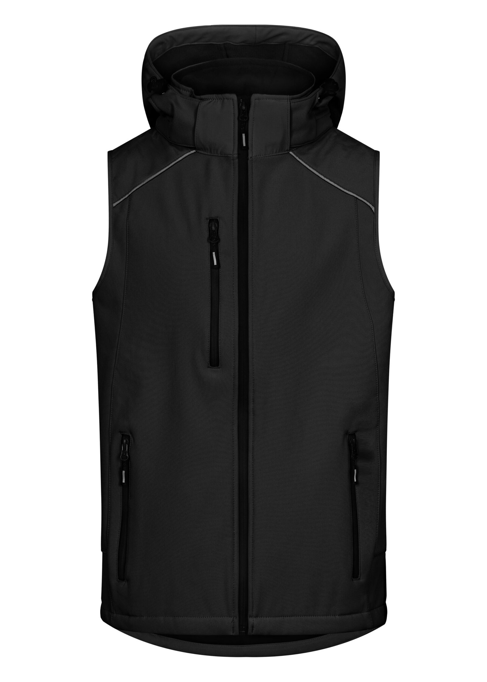 Bodywarmer en Softshell avec capuche