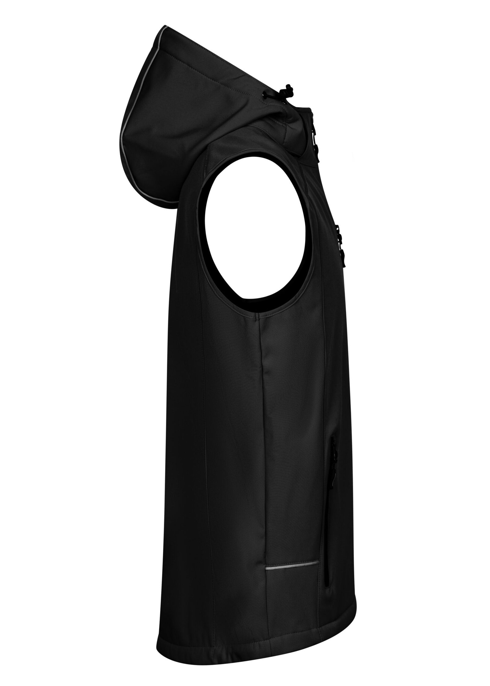 Bodywarmer en Softshell avec capuche